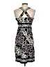 Soma Graphic Black Cocktail Dress Size XS - photo 2