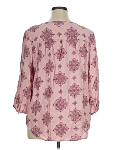 Evri 3/4 Sleeve Blouse (view 2)