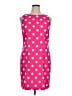 Alyx Polka Dots Pink Cocktail Dress Size 16 - photo 1