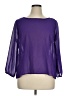 Angels 100% Polyester Purple 3/4 Sleeve Blouse Size XL - photo 1