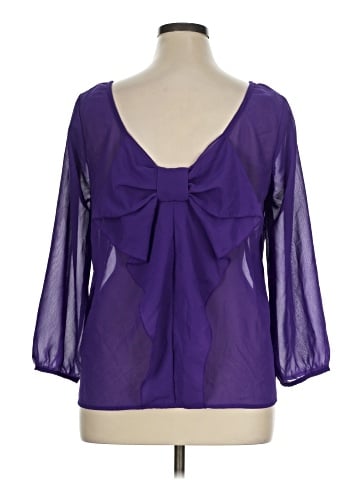 Angels 3/4 Sleeve Blouse (view 2)