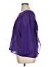Angels 100% Polyester Purple 3/4 Sleeve Blouse Size XL - photo 5