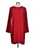 CeCe Solid Red Casual Dress Size 10 - photo 1