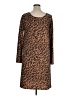 Vocal Animal Print Brown Casual Dress Size XL - photo 2