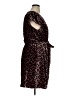 J.Crew Animal Print Brown Cocktail Dress Size 16 - photo 4