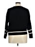 Adrianna Papell Stripes Black Pullover Sweater Size XL - photo 2