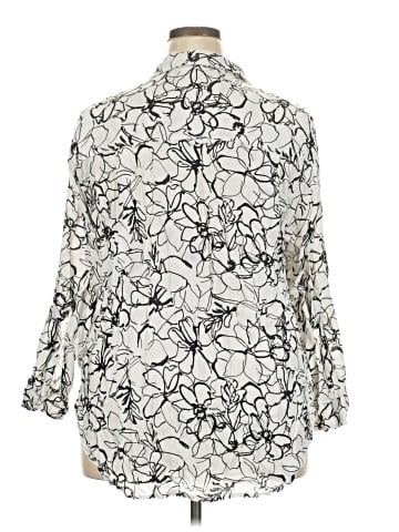 Gloria Vanderbilt 3/4 Sleeve Blouse (view 2)