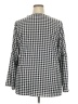 BLOOMCHIC Checkered-gingham Black 3/4 Sleeve Blouse Size 18 - photo 2