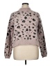 Candie's Animal Print Pink Turtleneck Sweater Size XL - photo 1