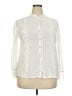 Sundance Ivory Long Sleeve Blouse Size XXL - photo 1