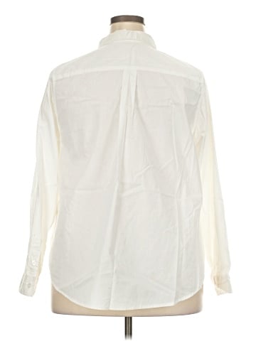 Ellos Long Sleeve Button-Down Shirt (view 2)