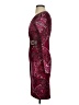 Cache Paisley Burgundy Cocktail Dress Size XS - photo 5