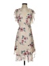 Le Lis 100% Polyester Floral Tan Casual Dress Size S - photo 1