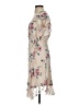 Le Lis 100% Polyester Floral Tan Casual Dress Size S - photo 5