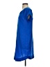Versona Solid Blue Casual Dress Size XS - photo 5