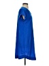Versona Solid Blue Casual Dress Size XS - photo 4