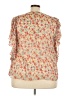 North Style 100% Polyester Ivory Short Sleeve Blouse Size 24W - photo 2