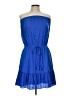 Naked Zebra 100% Polyester Blue Cocktail Dress Size L - photo 1
