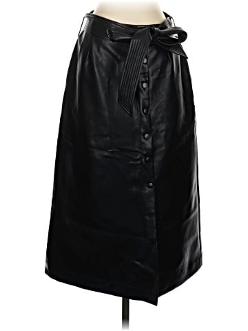 Derhy Faux Leather Skirt (view 1)