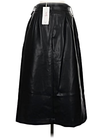 Derhy Faux Leather Skirt (view 2)