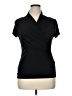DKNY Black Short Sleeve Top Size XL (petite) - photo 1