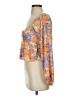 Billabong Orange 3/4 Sleeve Blouse Size S - photo 5
