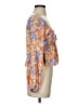 Billabong Orange 3/4 Sleeve Blouse Size S - photo 4