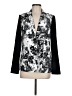 T Tahari 100% Polyester Print Black Blazer Size 6 - photo 1