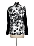 T Tahari 100% Polyester Print Black Blazer Size 6 - photo 2