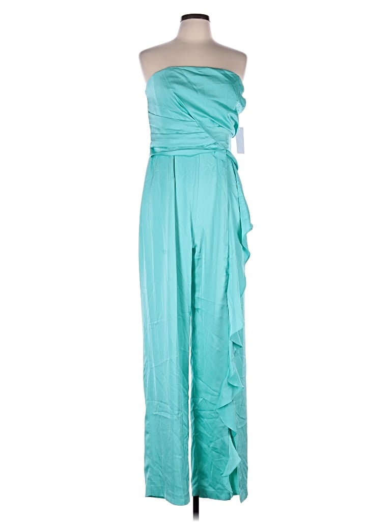Dress The Population Jumpsuit In Teal
