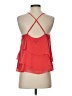 Bebe 100% Polyester Red Sleeveless Blouse Size S - photo 2