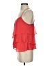 Bebe 100% Polyester Red Sleeveless Blouse Size S - photo 5