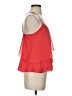 Bebe 100% Polyester Red Sleeveless Blouse Size S - photo 4