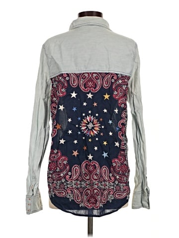 Free People Long Sleeve Button-Down Shirt (view 2)