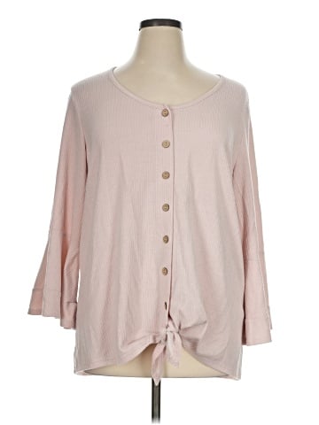 Weekend Suzanne Betro Long Sleeve Henley (view 1)