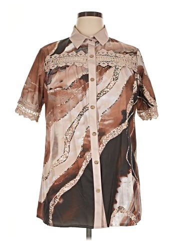 Unbranded Short Sleeve Blouse (view 1)