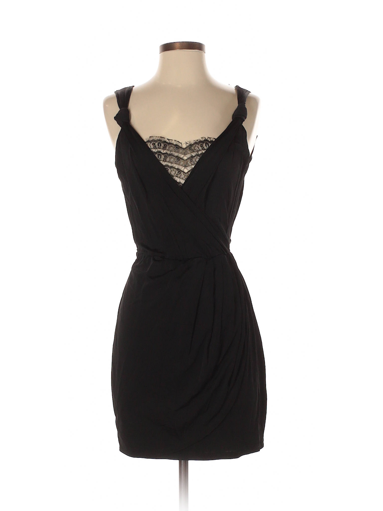 RACHEL Rachel Roy 100% Rayon Lace Black Cocktail Dress Size XS - 80% ...