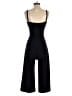 Soprano Solid Black Jumpsuit Size S - photo 2