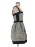 Alya Stripes Gray Cocktail Dress Size S - photo 4