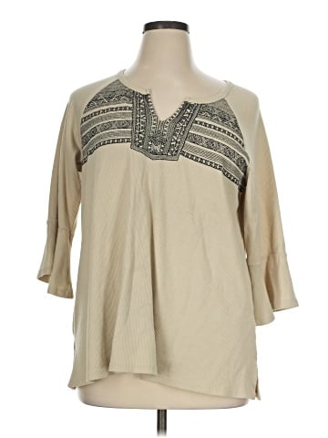 Suzanne Betro 3/4 Sleeve T-Shirt (view 1)