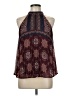 Lily White Burgundy Sleeveless Blouse Size M - photo 1