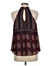 Lily White Burgundy Sleeveless Blouse Size M - photo 2