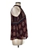 Lily White Burgundy Sleeveless Blouse Size M - photo 4
