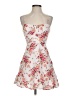 Emerald Sundae 100% Polyester Floral White Cocktail Dress Size 3 - photo 1