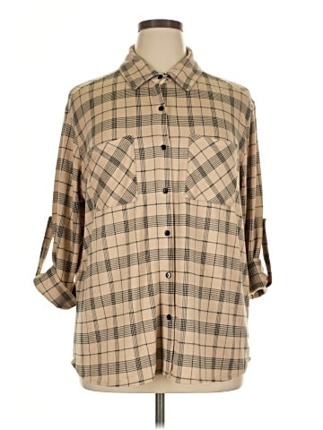 NY Collection 3/4 Sleeve Blouse (view 1)