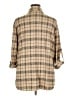 NY Collection Plaid Tan 3/4 Sleeve Blouse Size 1X - photo 2