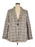 Lane Bryant Plaid Gray Blazer Size 18 - photo 1