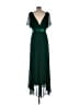 Assorted Brands 100% Polyester Green Cocktail Dress Size L - photo 2