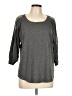 Halo Gray 3/4 Sleeve Top Size L - photo 1