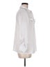 NY Collection White Long Sleeve Button-Down Shirt Size M - photo 4